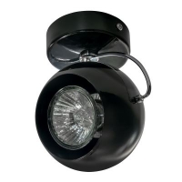 Накладной светильник Lightstar Occhio Fabi Riflesso черный глянцевый 110577