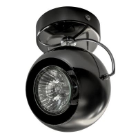 Накладной светильник Lightstar Occhio Fabi Riflesso черный хром 110588