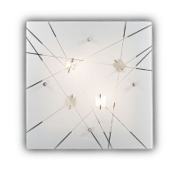 Светильник настенно-потолочный Sonex Opeli хром/белый 1235