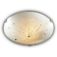 Светильник настенно-потолочный Sonex Likia хром/белый 305