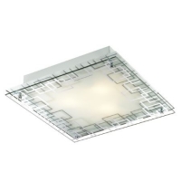 Светильник настенно-потолочный Sonex Nosti хром/белый/серый 3205