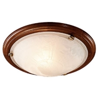 Светильник настенно-потолочный Sonex Lufe Wood бронза/темный орех 336