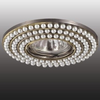 Встраиваемый светильник Novotech Pearl бронза 370143