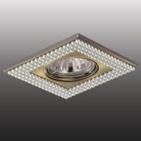 Встраиваемый светильник Novotech Pearl бронза 370146