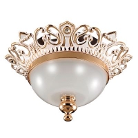 Встраиваемый светильник Novotech Baroque белый/золото 369983