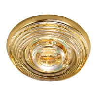 Встраиваемый светильник Novotech Aqua золото 369814