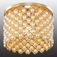 Встраиваемый светильник Novotech Pearl золото 369890