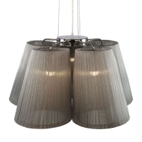 Люстра подвесная Arte Lamp PARALUME серебро/серый A9535LM-5SS